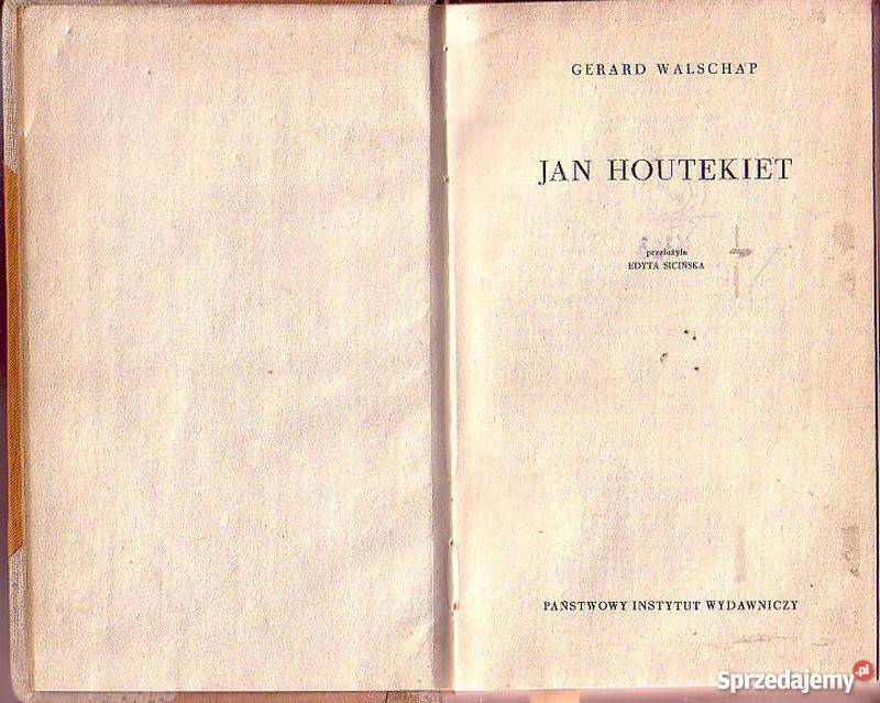 019 JAN HOUTEKIET GERARG WALSCHAP Czyrna