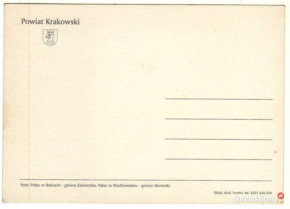 POWIAT KRAKOWSKI BALICE NIEDŹWIEDŹ Krynki