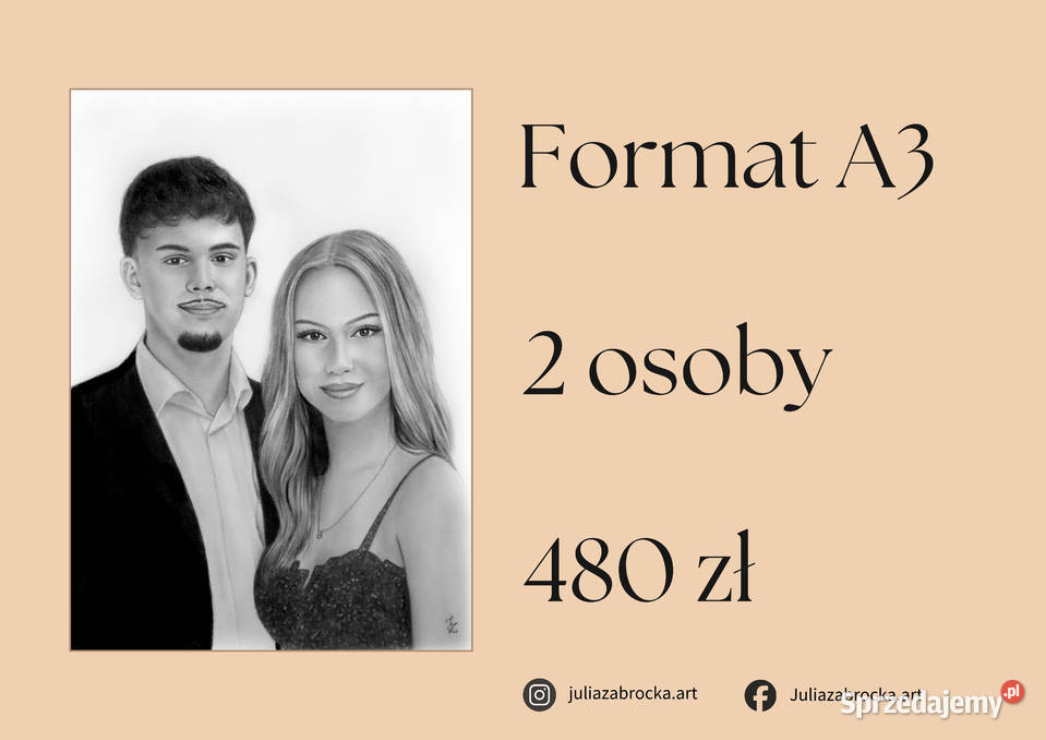 Portret ze zdjęcia na zamówienie wyjątkowy Gdynia