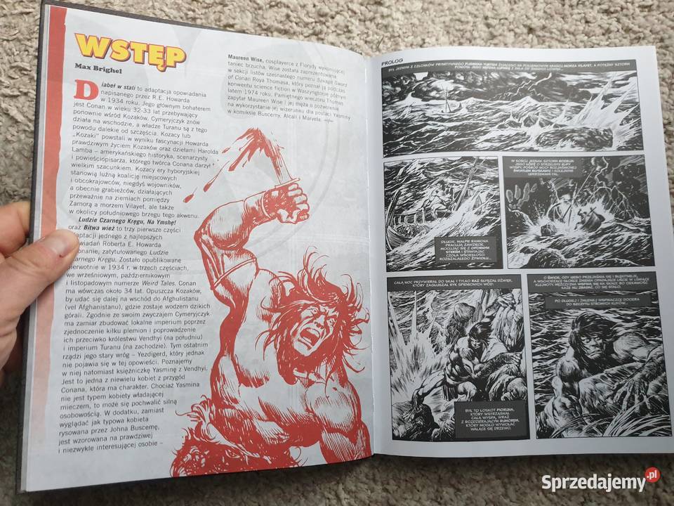 CONAN BARBARZYŃCA kolekcja tom 6 Ludzie Czarnego Gdynia sprzedam