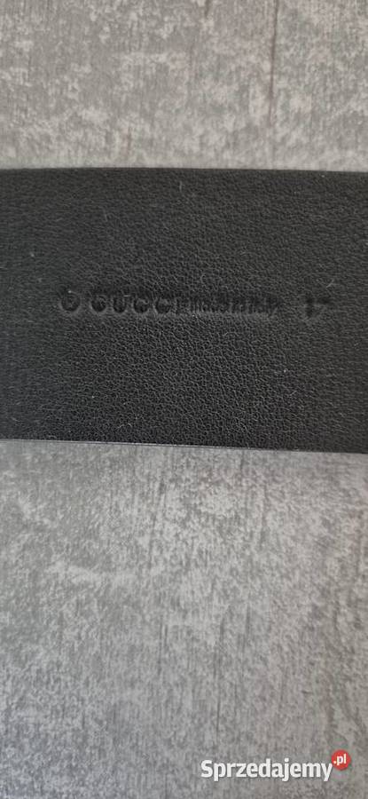 GUCCI bransoletka skórzana damska szeroka