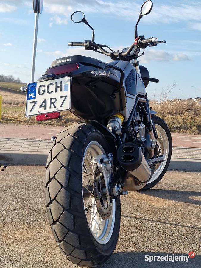 Benelli Leoncino Trail 500 pełna historia elektryczny starter Chojnice