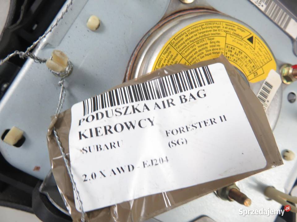 PODUSZKA KIEROWCY SUBARU FORESTER II 10U0E542014