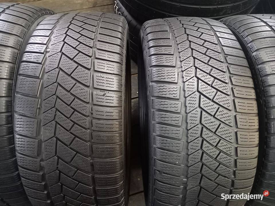 4x Opona UŻYWANA ZIMOWA 22545R17 CONTINENTAL 109 H do 210 km/h Zaścianki
