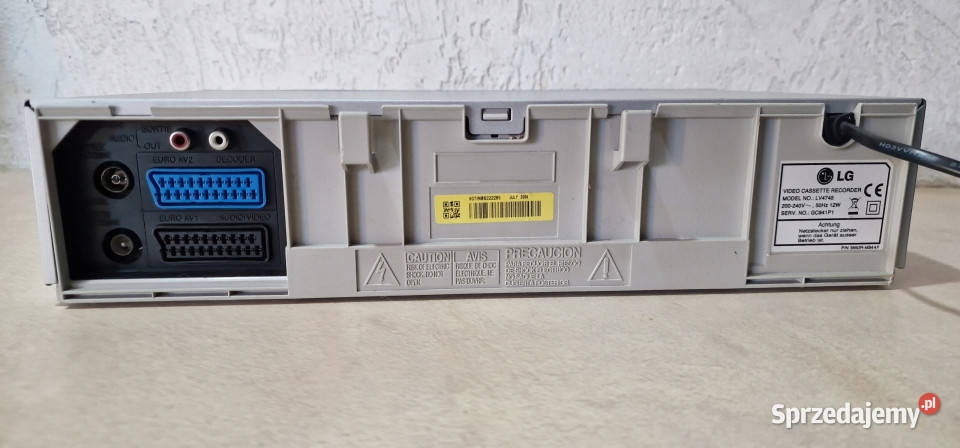 MagnetowidLG LV4745 LV 4745 PILOT video vhs Magnetowidy Międzychód