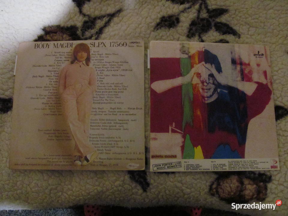 Płyty winylowe zestaw 2 Body Magdi i John Porter lubelskie Lublin sprzedam