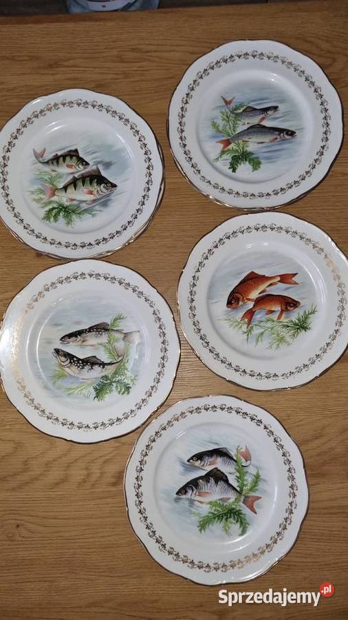 Serwis Rybny Porcelana Francuska Digion Wola Podłężna