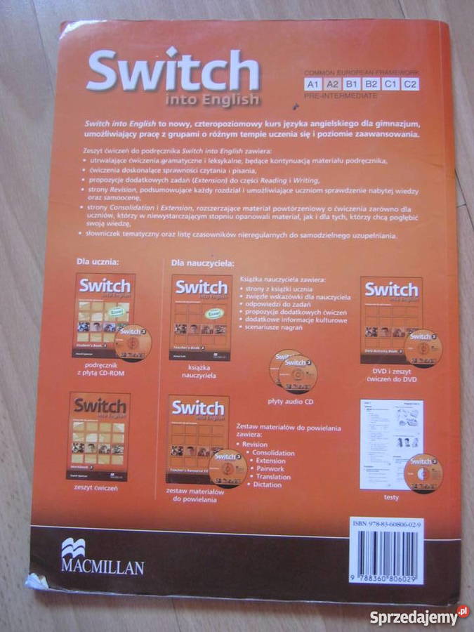 Switch into English Podręczniki Szczecin sprzedam