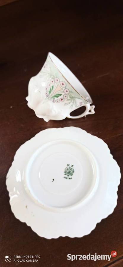 Filiżanka secesja M Z Austria Delikatna pomorskie Gdańsk