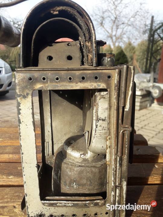 oryginalna stara lampa PKP Stobierna