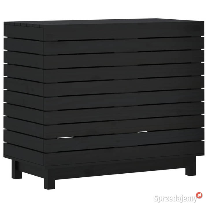 Kosz na pranie 885x44x76 lite drewno sosnowe