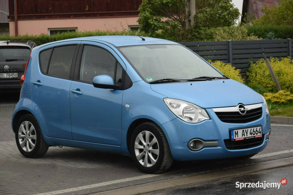 Opel Agila 12B Klima Automat 2014r 116 niebieski Majdan Sieniawski