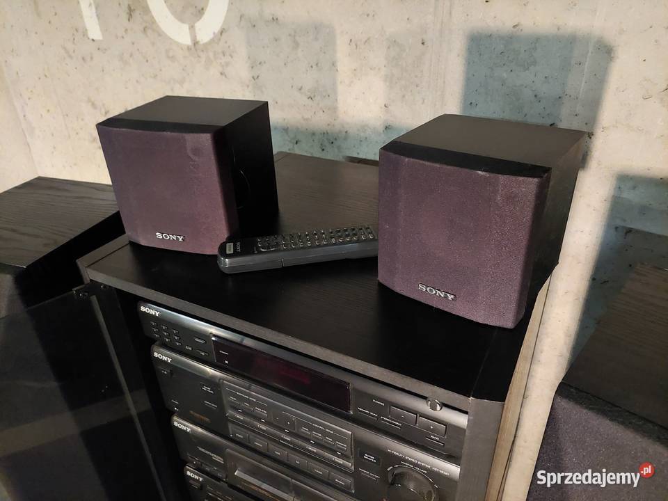 Wieża Sony z szafką kolumnami i subwooferem dolnośląskie Wrocław
