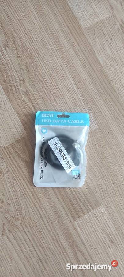 Kabel USB C czarny 1 m kątowy Pilzno