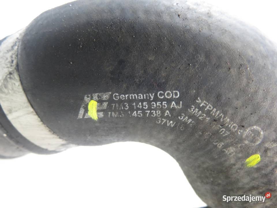 RURA INTERCOOLERA VW SHARAN I 20 TDI 7M3145961G osobowe Przewody powietrza