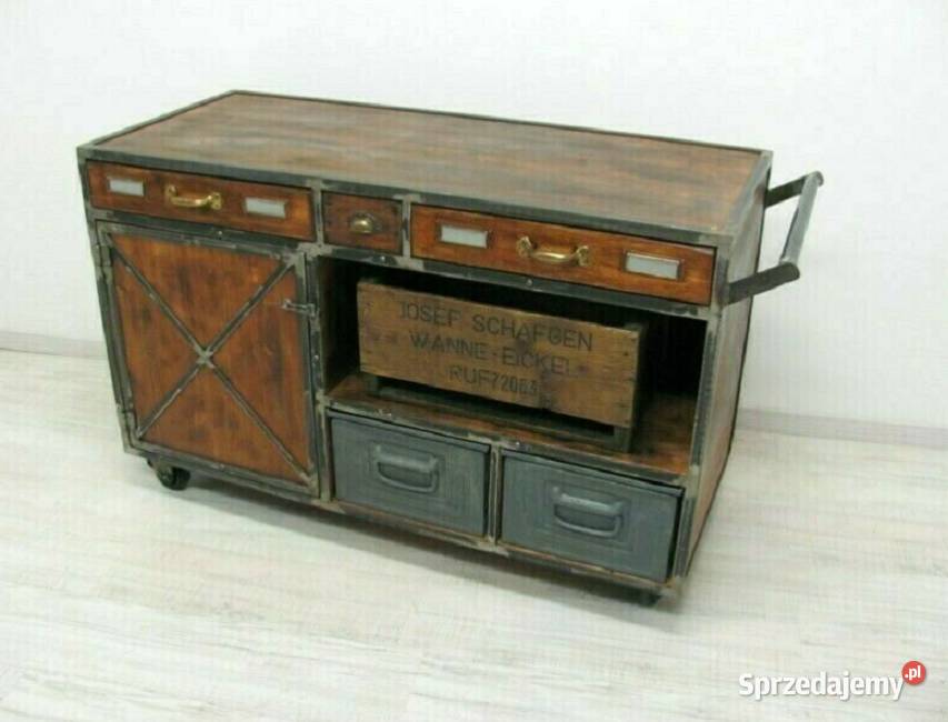 Komoda industrialnabarek szafka loftMeble loft mazowieckie Warszawa sprzedam