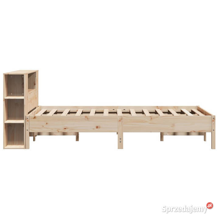 Łóżko z regałem bez materaca sosnowe 120x190 219cm Warszawa
