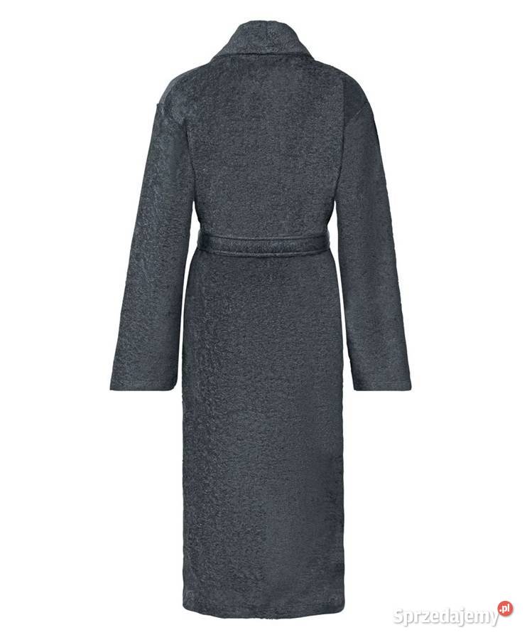 SZLAFROK damski męski unisex z paskiem szary/srebrny Piżamy i szlafroki Wołczyn