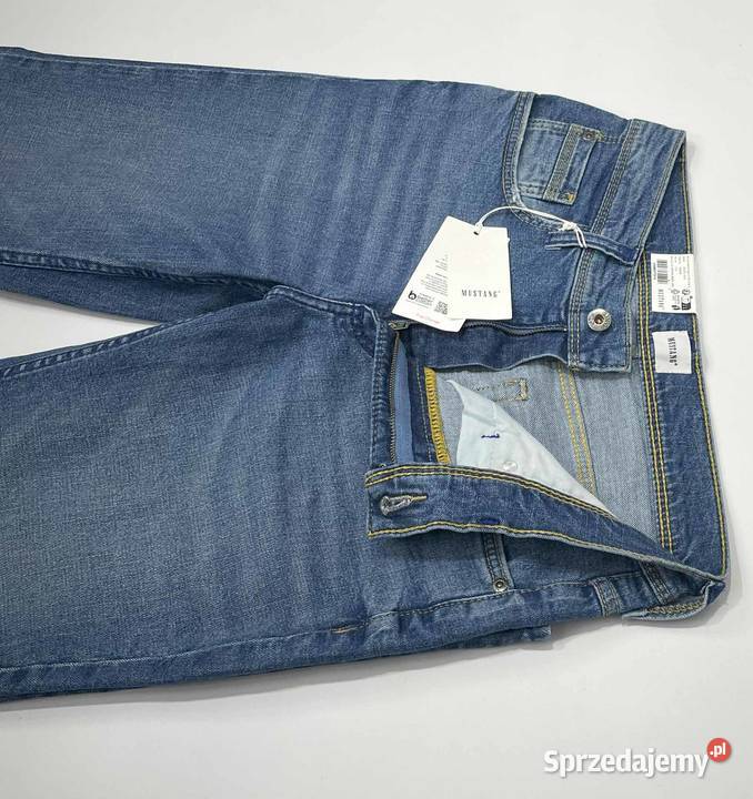 Spodnie męskie Mustang Washington Legendary 404 niebieski Odzież i bielizna męska Łódź sprzedam