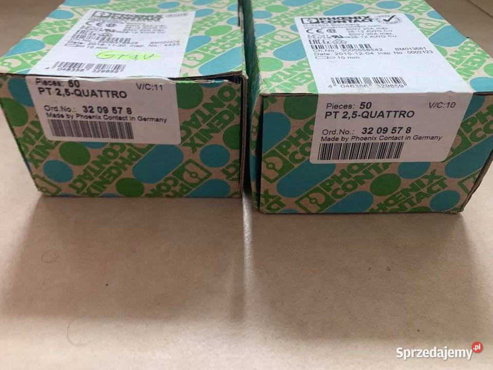 Phoenix Contact Terminal Block PT 25QUATTRO 50x Warszawa sprzedam