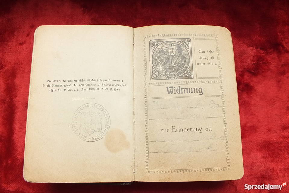 Oryginalny stary modlitewnik z 1920 roku sprzedam