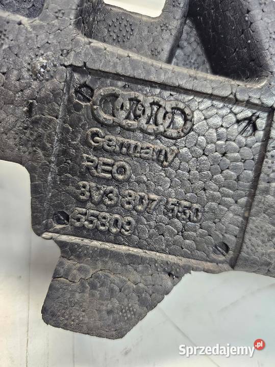 ABSORBER ZDERZAKA STYROPIAN PRZÓD AUDI A3 8V3 osobowe Motoryzacja Przystajń
