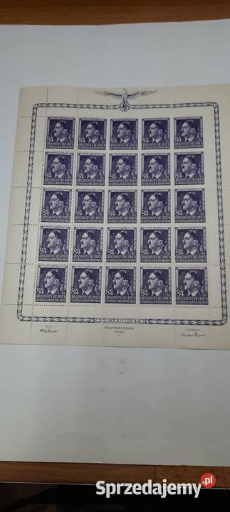 znaczki Arkusz 1 Filatelistyka Warszawa