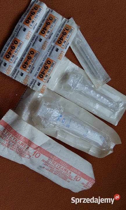 Igłaigły 09x40 strzykawka 10ml sprzedam