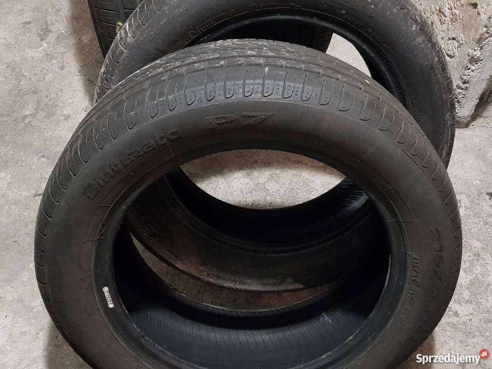 Opony Pirelli Cinturato P7R2155517 stanb dolnośląskie Ratowice sprzedam