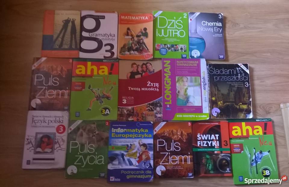 sprzedam książki do 1 2 i 3 gimnazjum zestawy mieszane Hucisko sprzedam