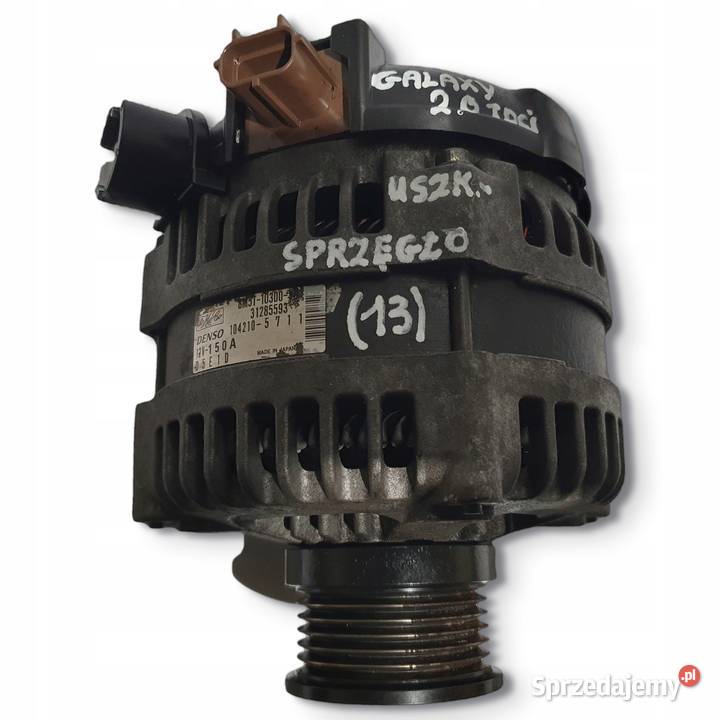 ALTERNATOR Ford Galaxy MK2 20 TDCI denso Części samochodowe Chełm