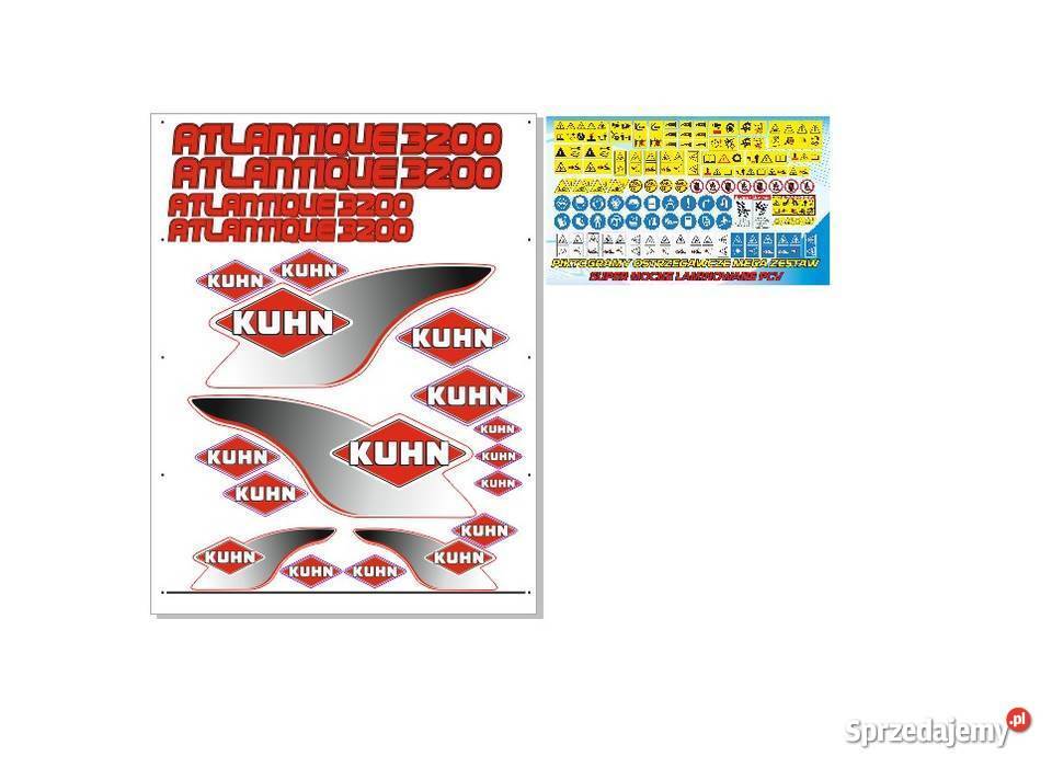 naklejki kuhn atlantique 3200 i innemodele Jeżewo sprzedam