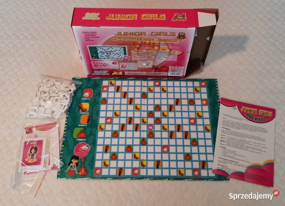 Gra edukacyjna ułóż wyrazy Junior Girls FAN śląskie Czeladź sprzedam