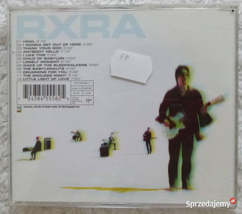 Płyta CD Eric Serra RXRA CD mazowieckie