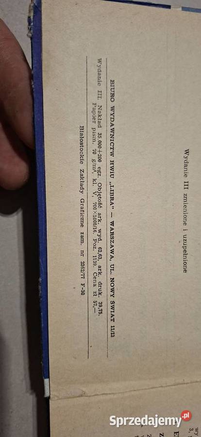 Rzadkie III wydanie Informatora przepisy sprzedam