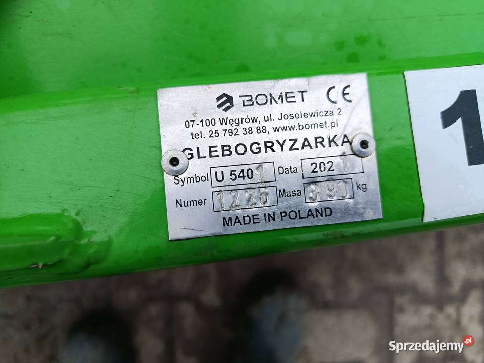 Glebogryzarka bomet 180 nieuszkodzony Limanowa