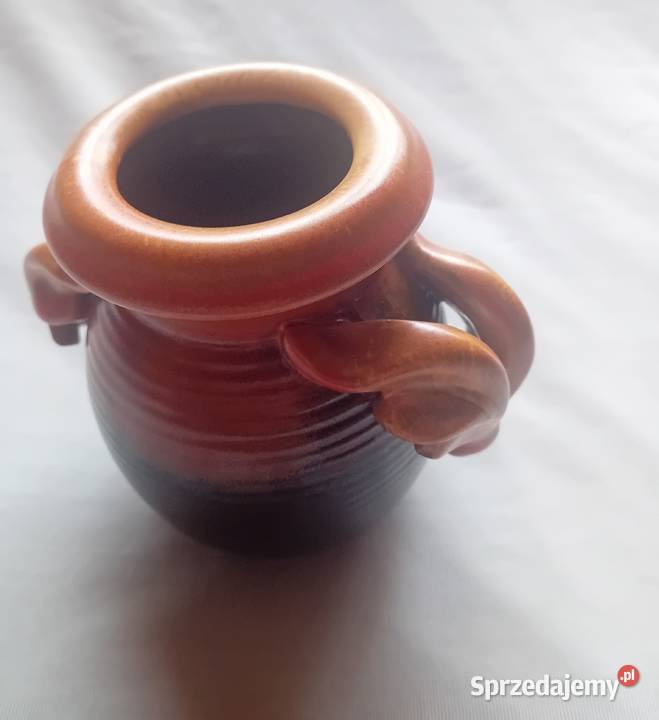 Wazonik amfora Mosa Maastricht Ceramic I połowa Koźminek