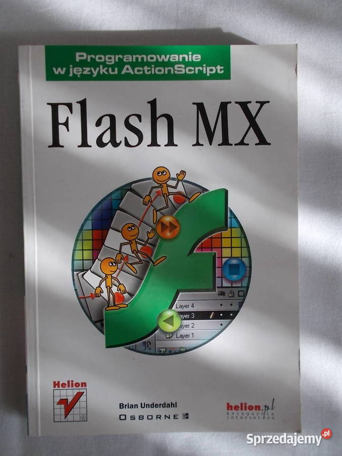 Flash MX Programowanie w języku ActionScript miękka Książki naukowe i popularnonaukowe Poznań sprzedam