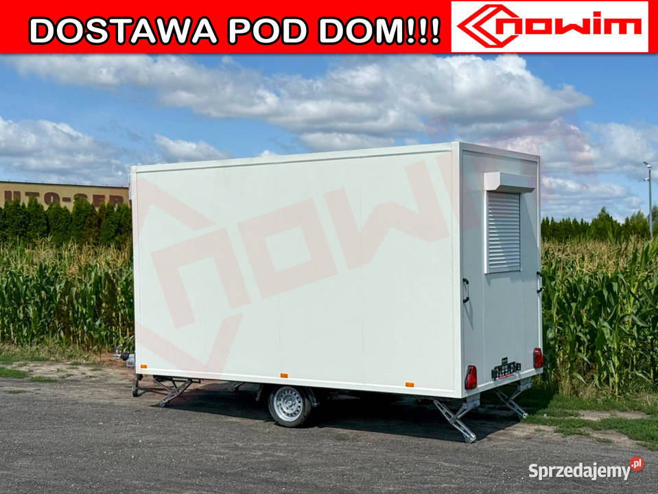 Przyczepa socjalna mobilne biuro przyczepka Poznań