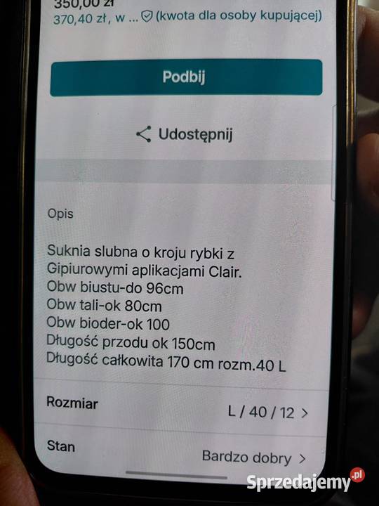 Suknia o kroju rybki Spódnice i sukienki Wola Rasztowska sprzedam