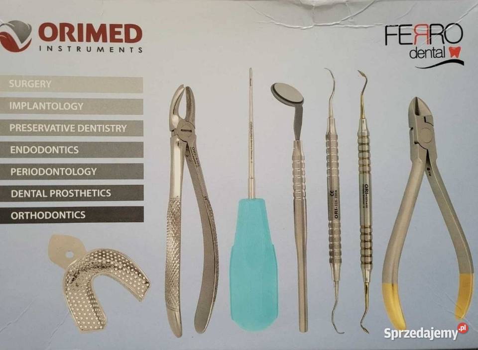 Narzędzia stomatologiczne Orimed sprzedam