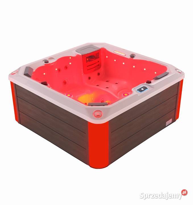 Wanna spa z masażem jacuzzi 200x200 lux spa Opole