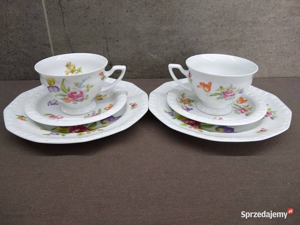 Zestaw filiżanka Rosenthal Maria Sommerstrauss Porcelana i szkło wielkopolskie