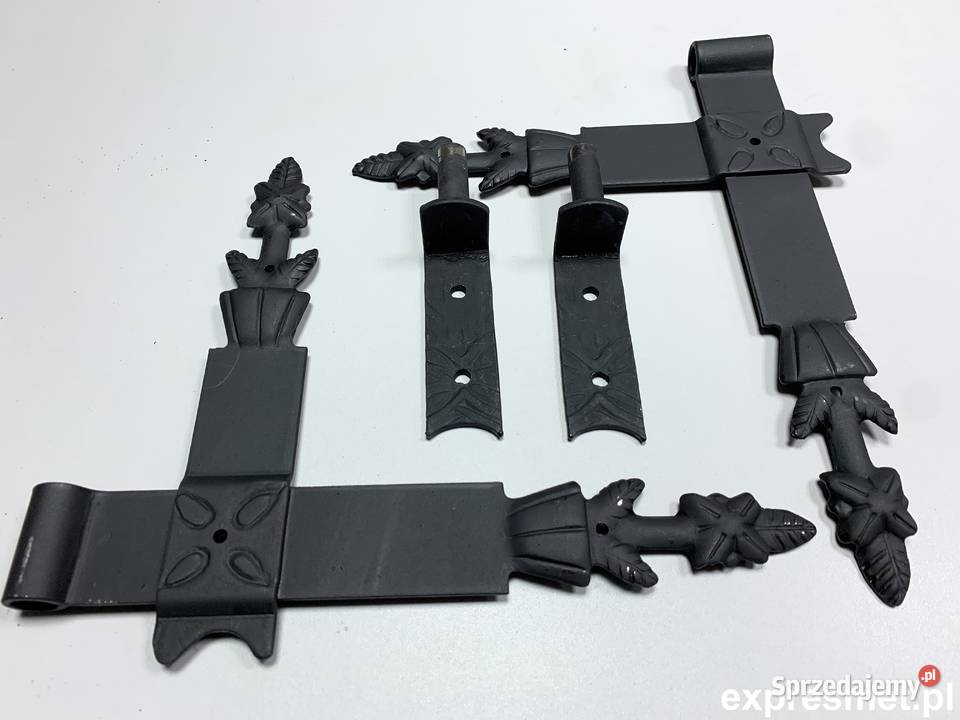 Zawias kątowy okiennicowy ozdobny kuty 30