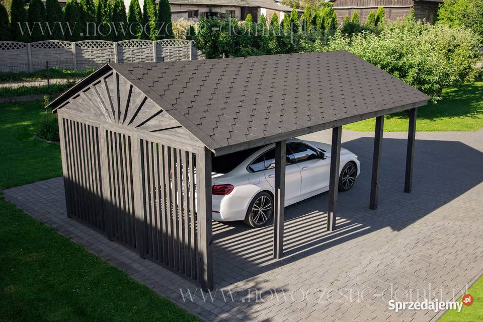 Wiata Samochodowa Drewniana San Marino 3x5 Bielsko-Biała