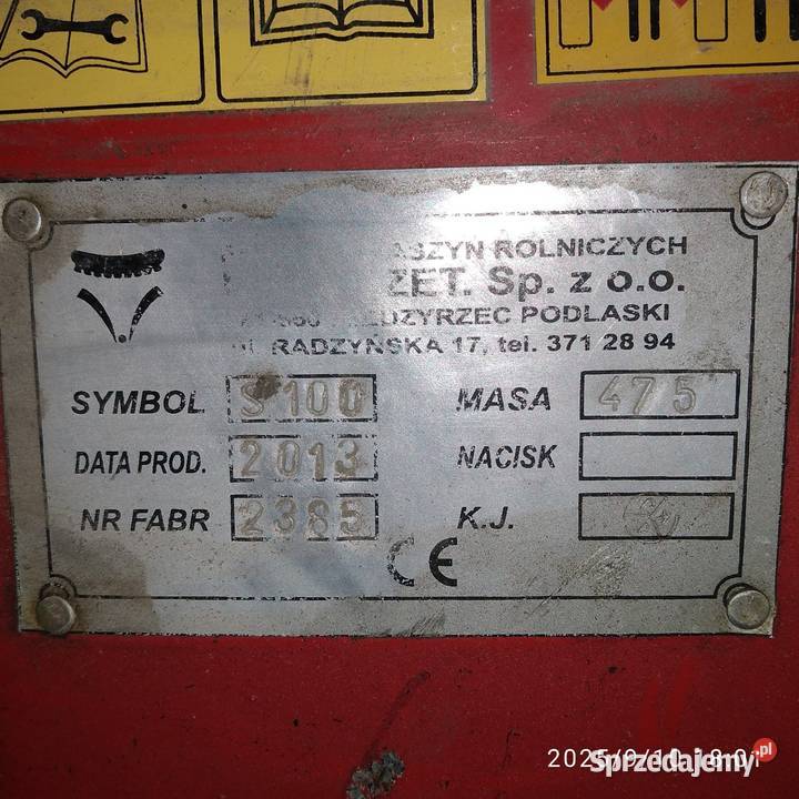 Siewnik do kukurydzy S100 Niedrzwica Kościelna