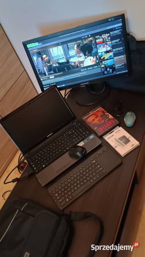 Laptop Samsung Nagrywarka Lenco CDMP3 Dysk SSD 8GB Lubartów