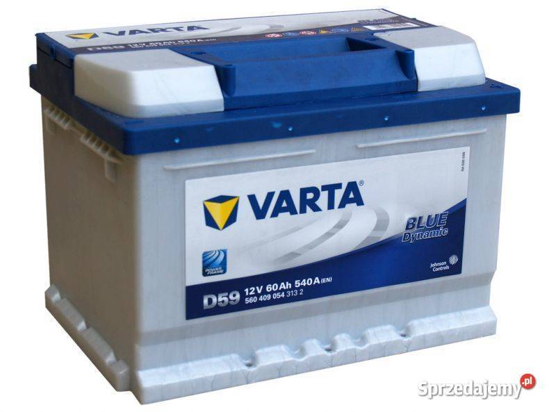 Akumulator VARTA Blue Dynamic D59 60Ah540A Wołomin sprzedam