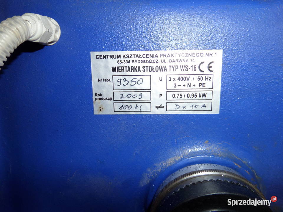 WIERTARKA STOŁOWA WS 16 WS 15 NOWA 2009r Krotoszyn