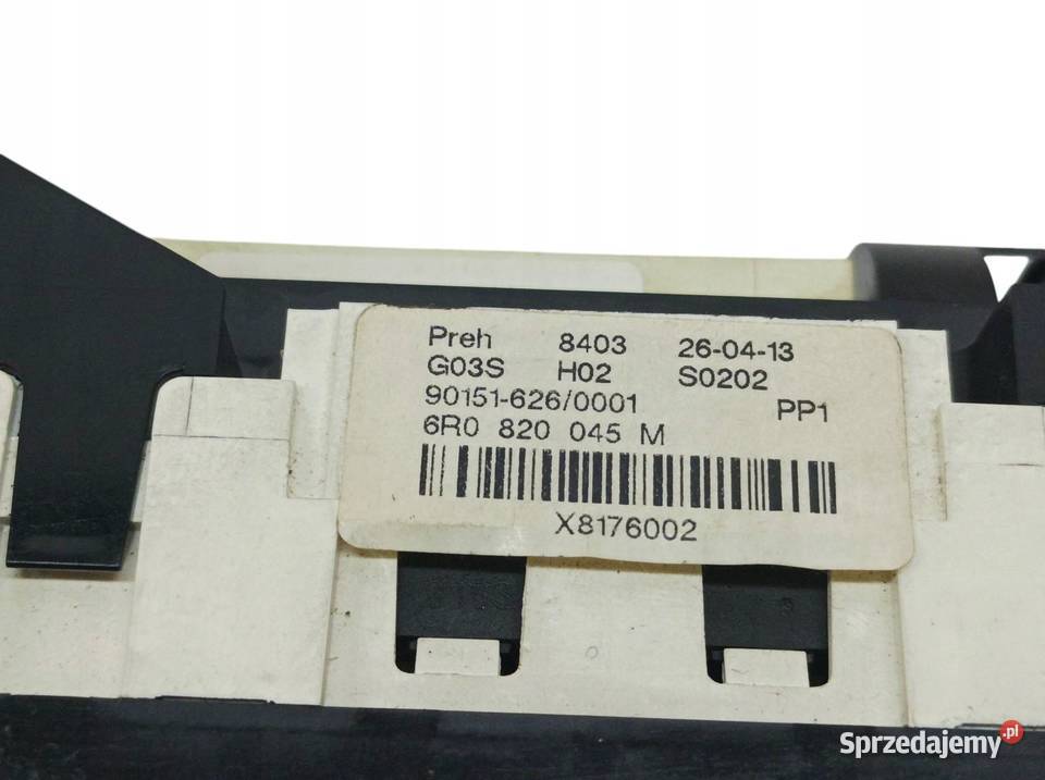 PANEL NAWIEWU 6R0820045M 6R VW Volkswagen Polo V Motoryzacja